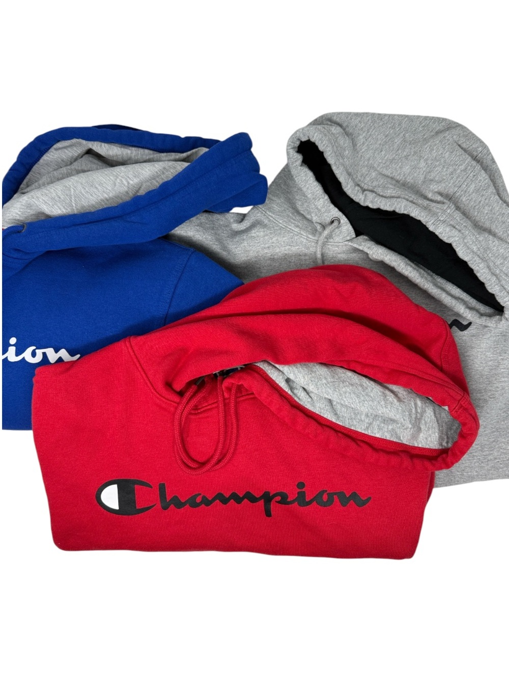 Champion men Hooded Sweatshirts in Red, Blue & Gray